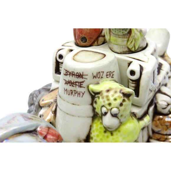 Harmony Kingdom Limited Edition ARK TEAPOT with Fantasy Animal Sculptures 90s Vi - Picture 9 of 11